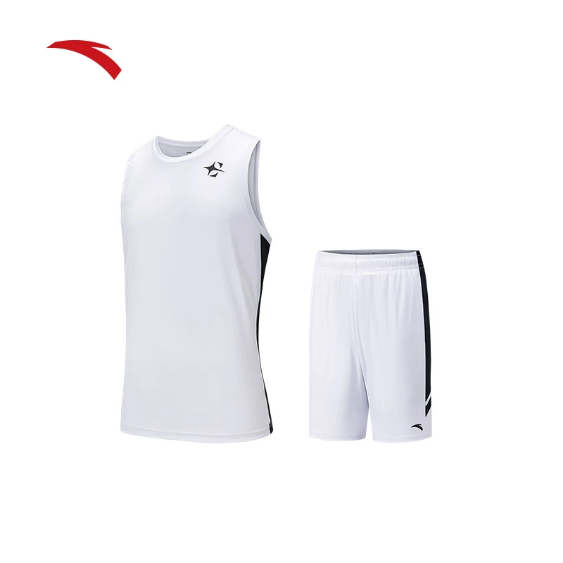 安踏篮球套装比赛服背心短裤2025新款比较服装篮球套装952521203