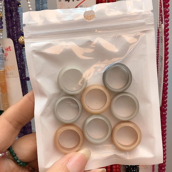 玛瑙/玉髓手串未镶嵌菩提跑环4个