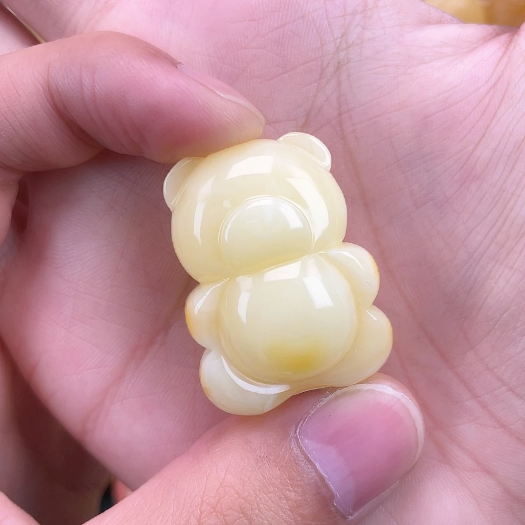 琥珀裸石未镶嵌微*蜜蜡