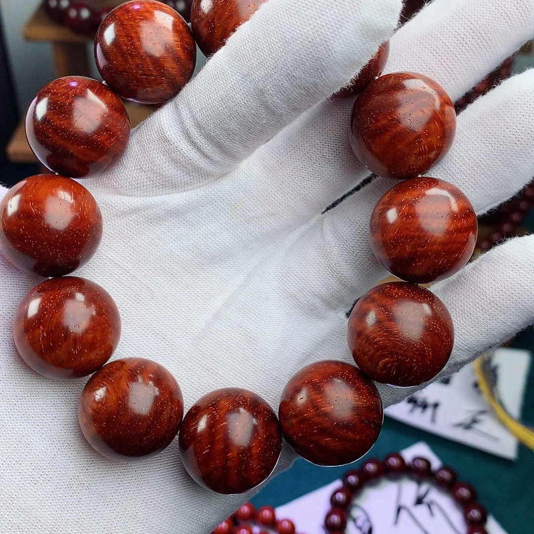 阳***哥手串/手链檀香紫檀（小叶紫檀）2.0龙胆水波