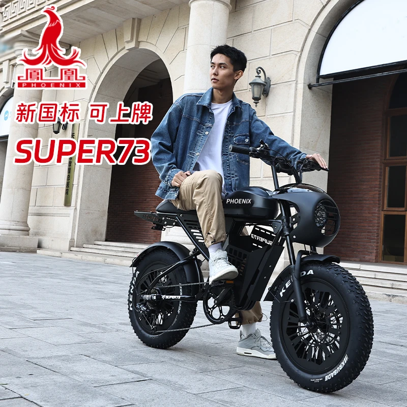 Phoenix/凤凰Super73平替锂电池助力电瓶电动车新国标电动自行车