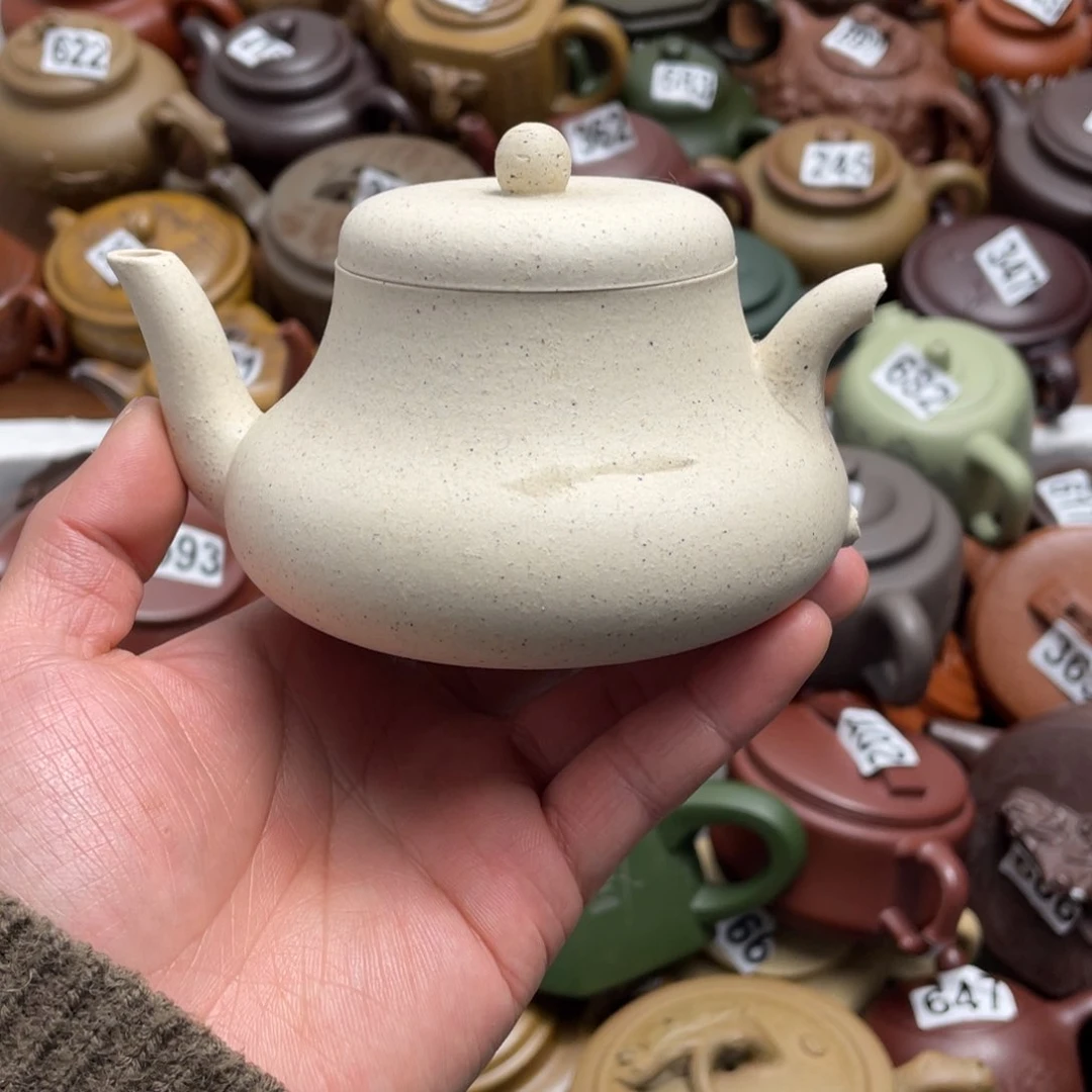 紫砂茶壶紫砂把断了，瑕疵