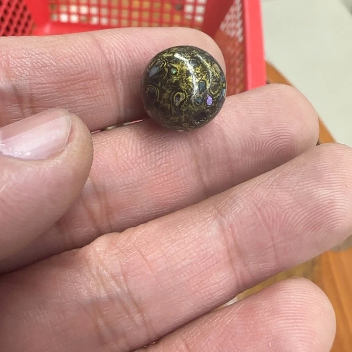 白玉菩提吊坠黑色6140