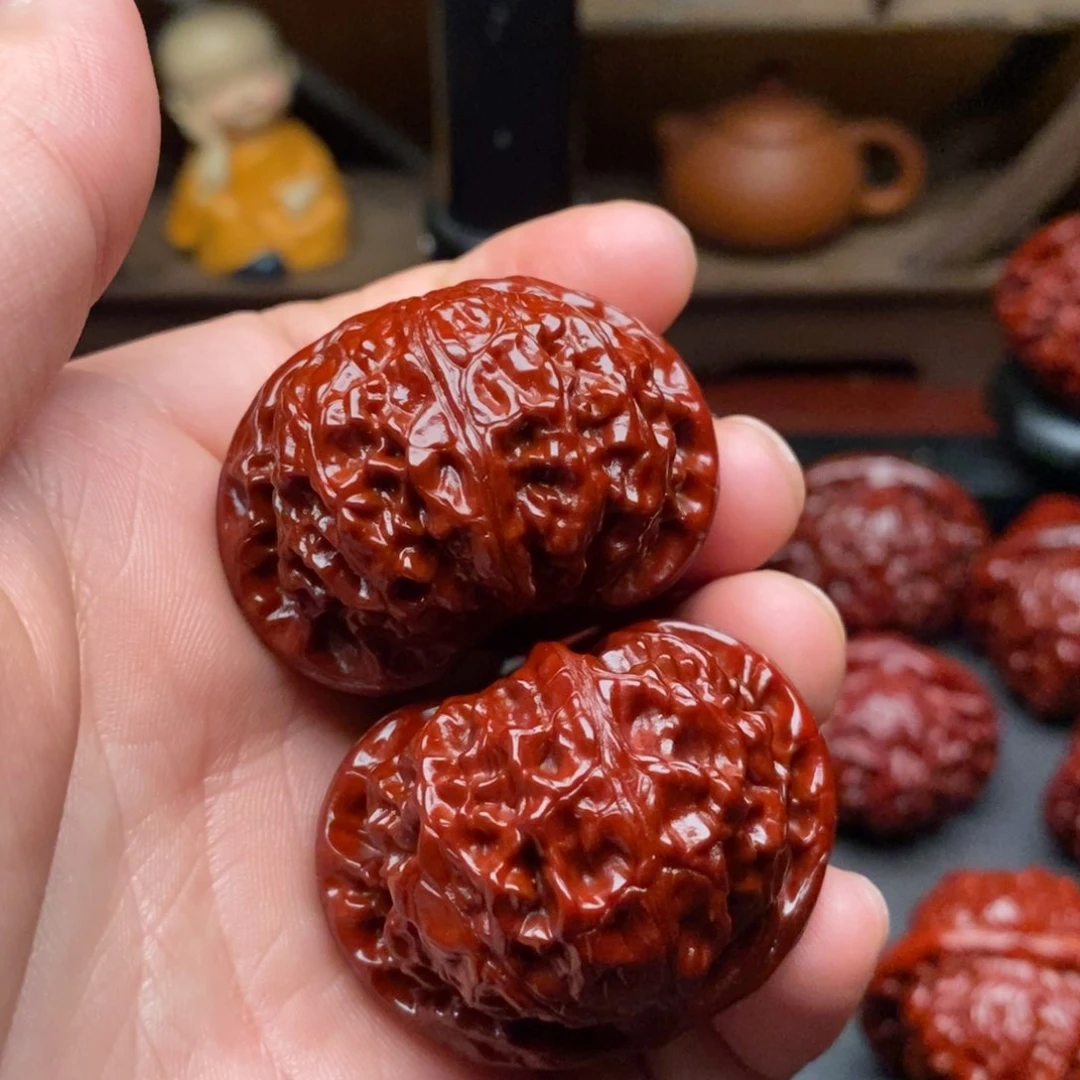 吊坠文玩核桃40宫灯