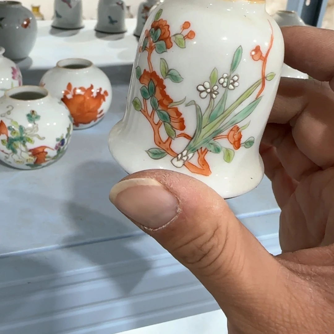 瓷片摆件手绘瓷器全部处理