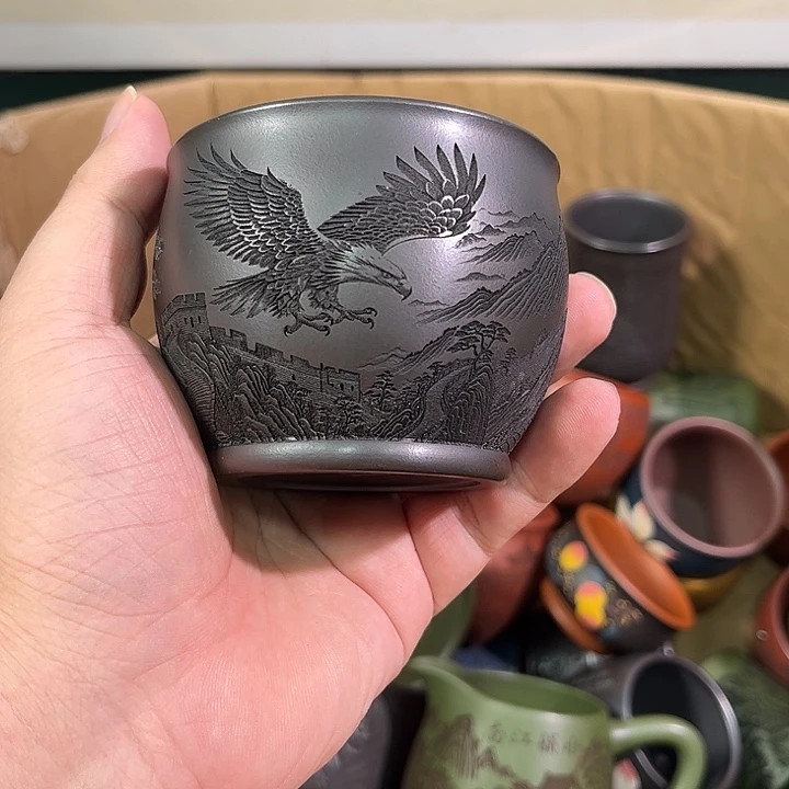 茶杯紫砂全手工紫砂主人杯