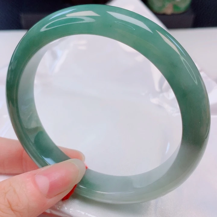 未镶嵌手镯翡翠61圈
