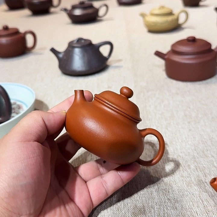 C***c茶壶紫砂朱泥容天壶