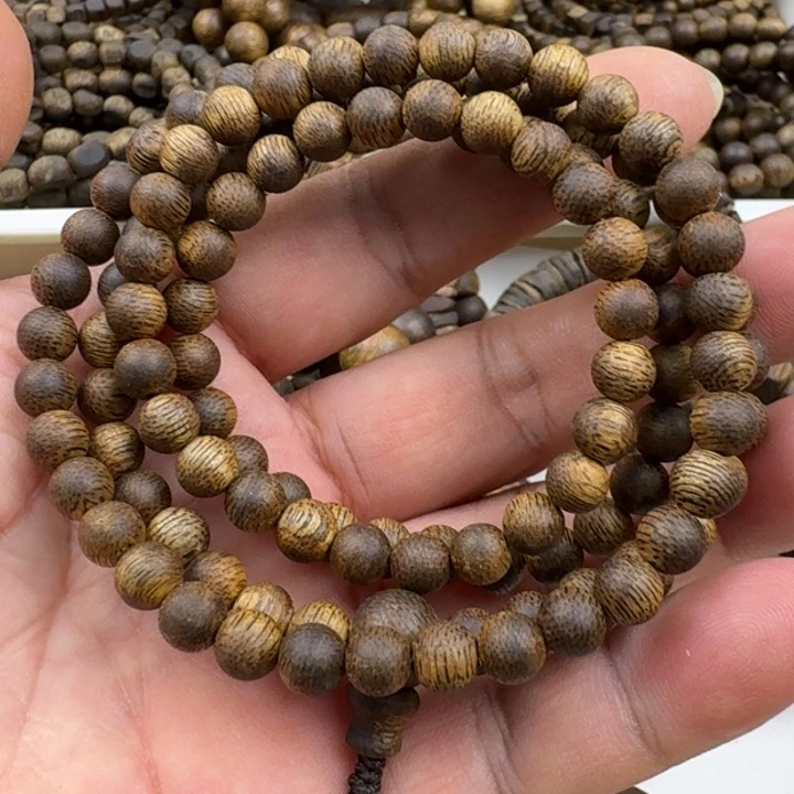 手串沉香张勺子手串12克加