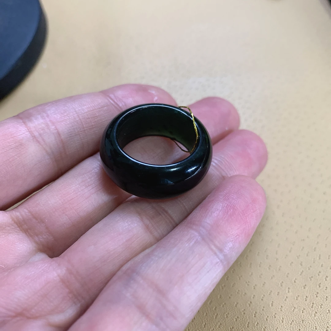 天然缅料a货 内径19.5戒指943