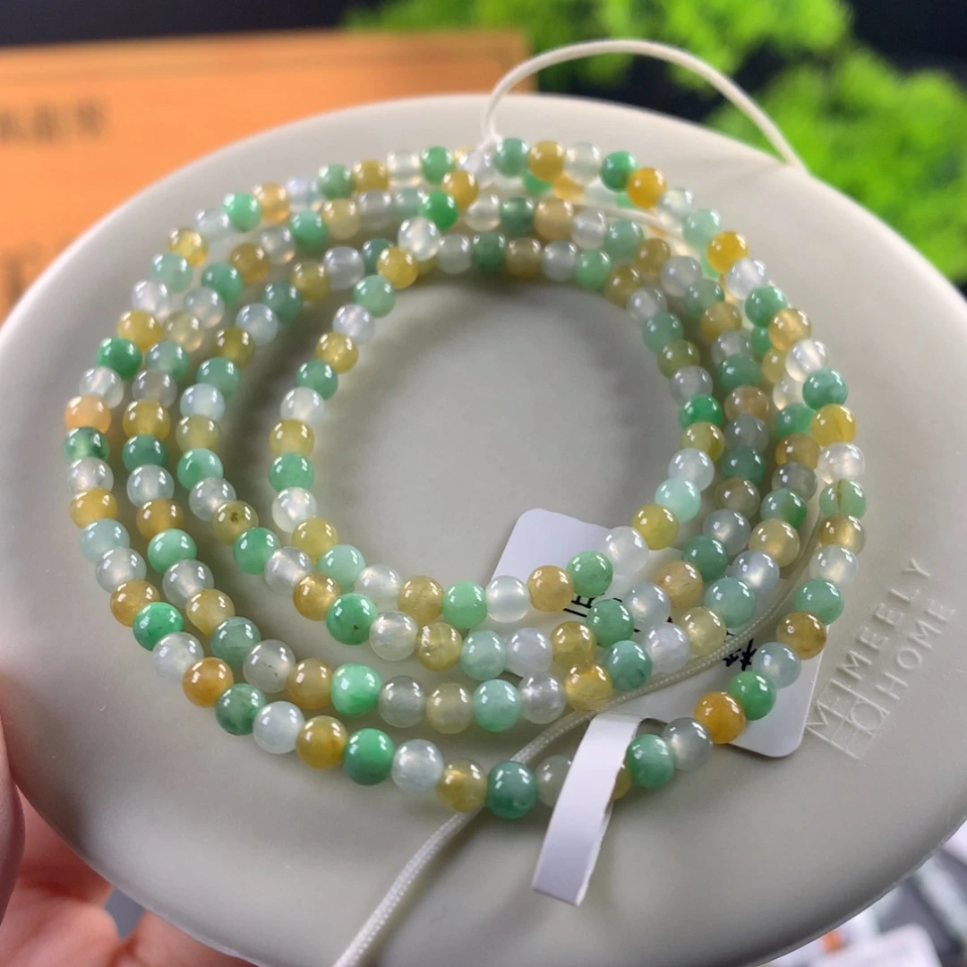 翡翠未镶嵌手链卡3.5