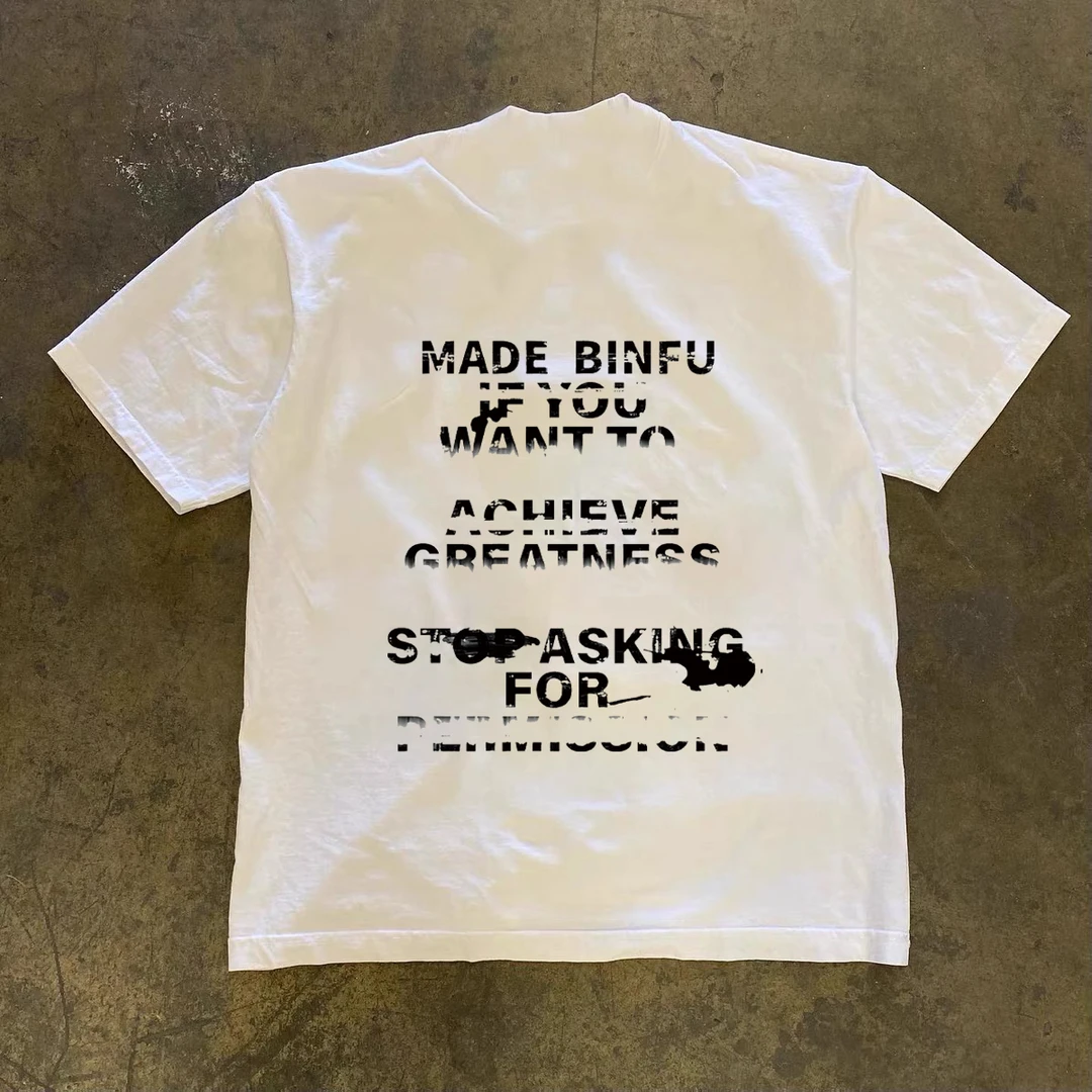 美式重磅纯棉230g半袖潮牌ins小众印花短袖上衣男款夏季高街T恤衫