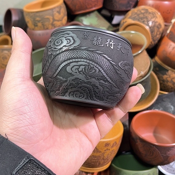 茶杯紫砂全手工紫砂主人杯