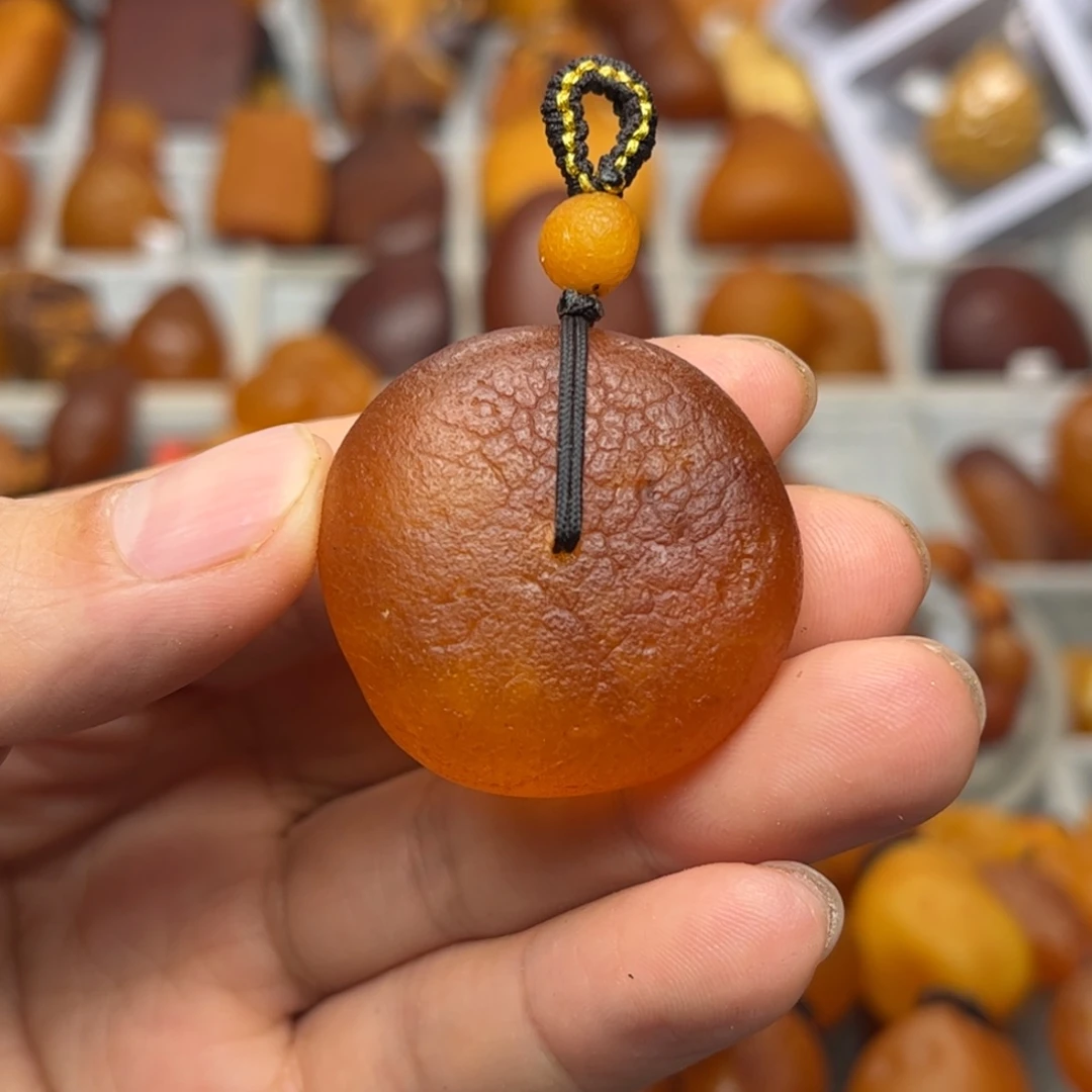 琥珀裸石未镶嵌天然蜜蜡吊坠