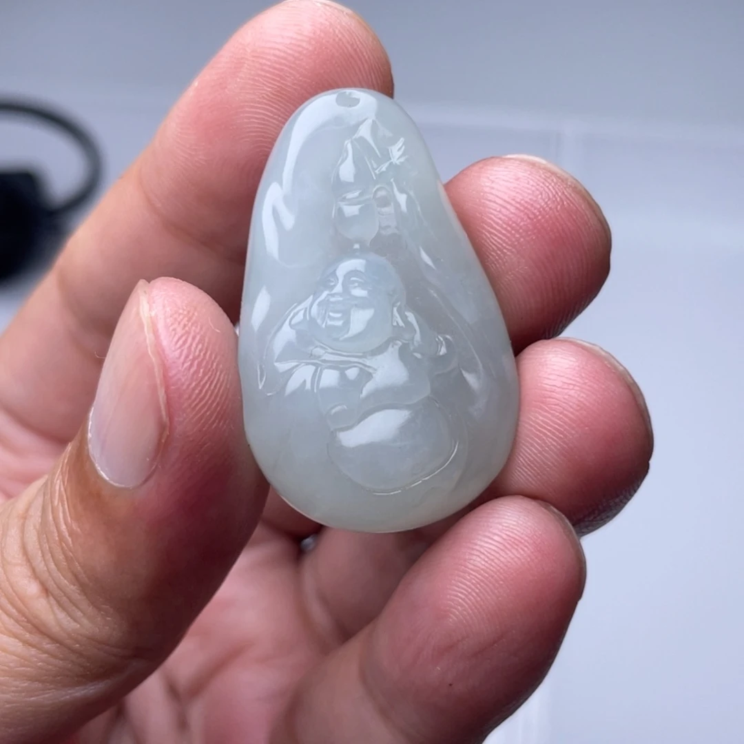 翡翠未镶嵌颈饰缅甸翡翠佛公