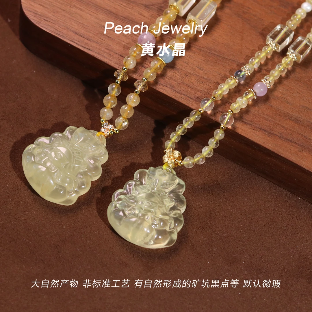 金发晶凤九项链 XK424 多样性发颜色微差 发货件数一