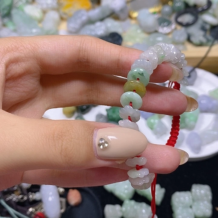 翡翠散珠天然缅甸翡翠