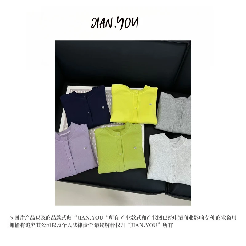 JIANYOU-「高级气质」韩国单！25春款宽松休闲百搭棒球服外套X-X2507