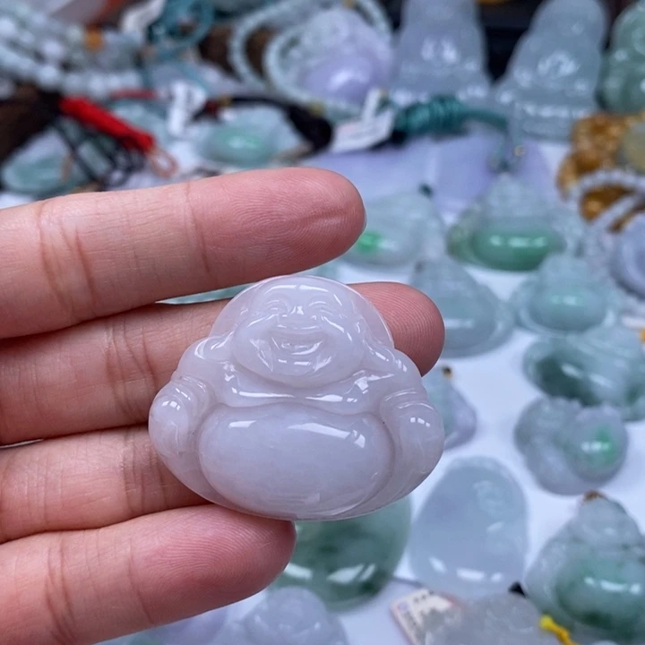 翡翠未镶嵌颈饰尺寸30/37/6.6