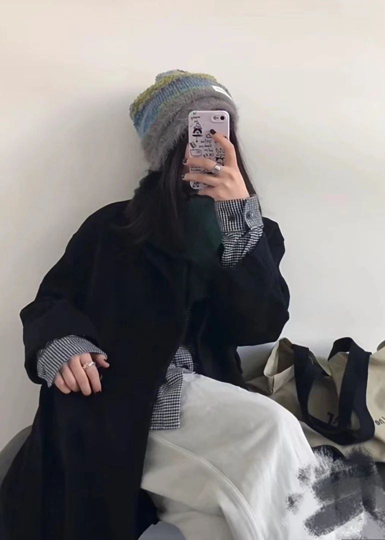 线下店才有的！加大加宽显脸小编织冷帽 男女同款