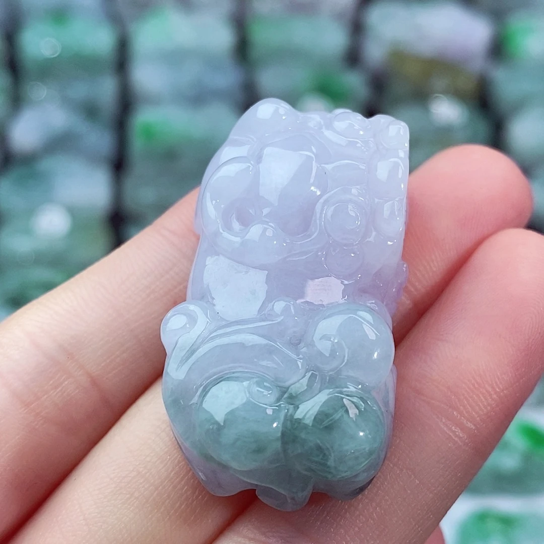 颈饰未镶嵌翡翠天然