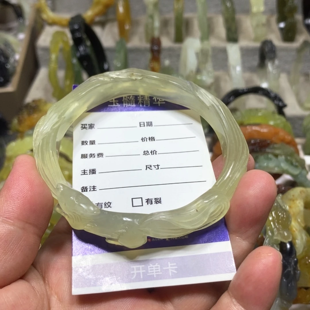 【闪购商品】岫玉未镶嵌手镯－***℡