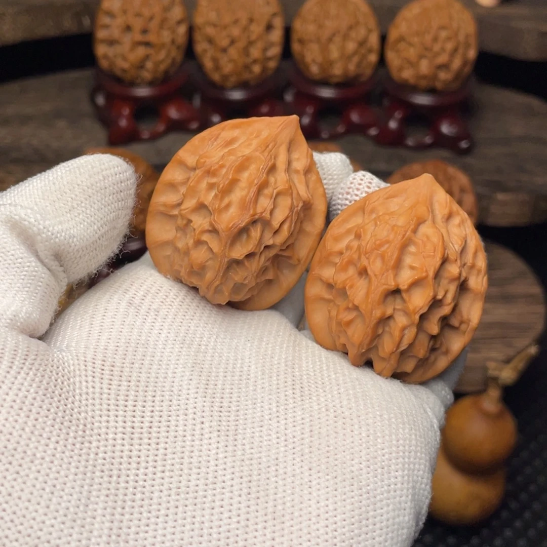 文玩核桃把件秦岭野生山魄系列剑槊34