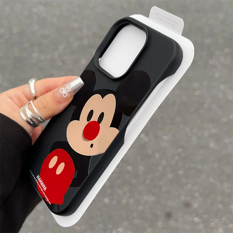 呆萌米奇半包款软壳适用苹果16/15promax手机壳iphone14/12/11/13