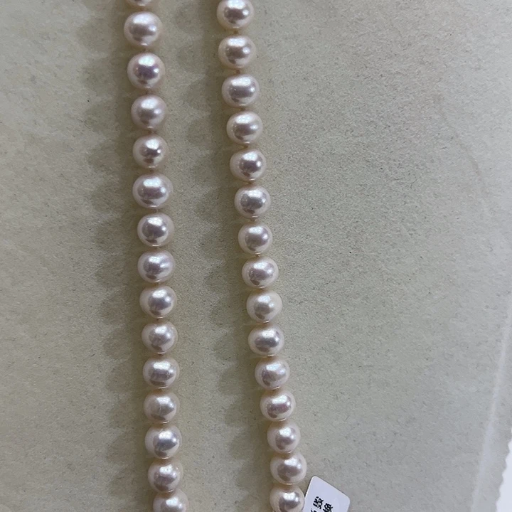 淡水珍珠颈饰银S925镶嵌➕9高品极光炫彩