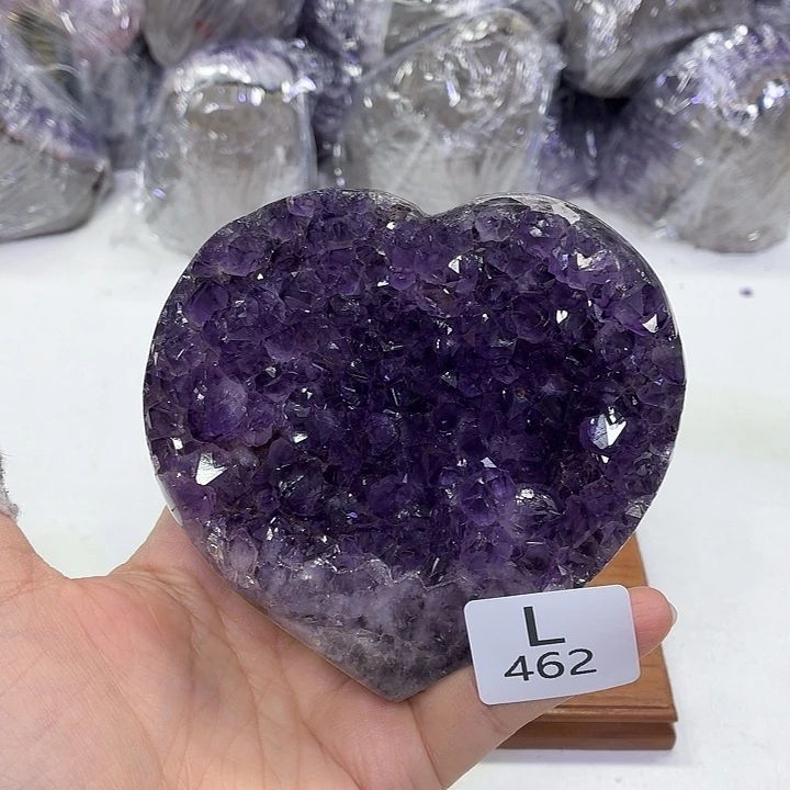水晶摆件未镶嵌天然紫水晶