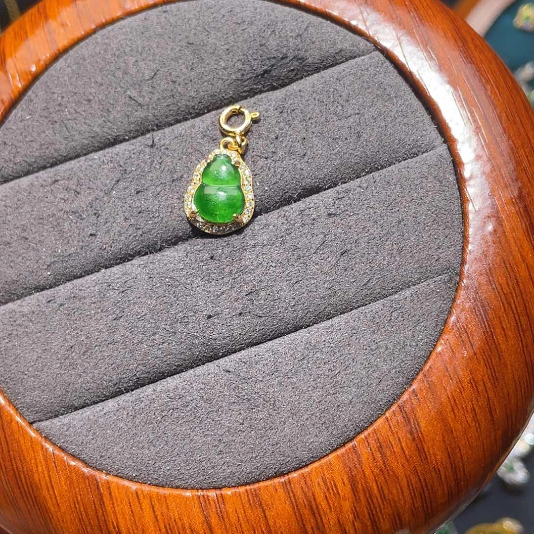 翡翠银S925镶嵌颈饰