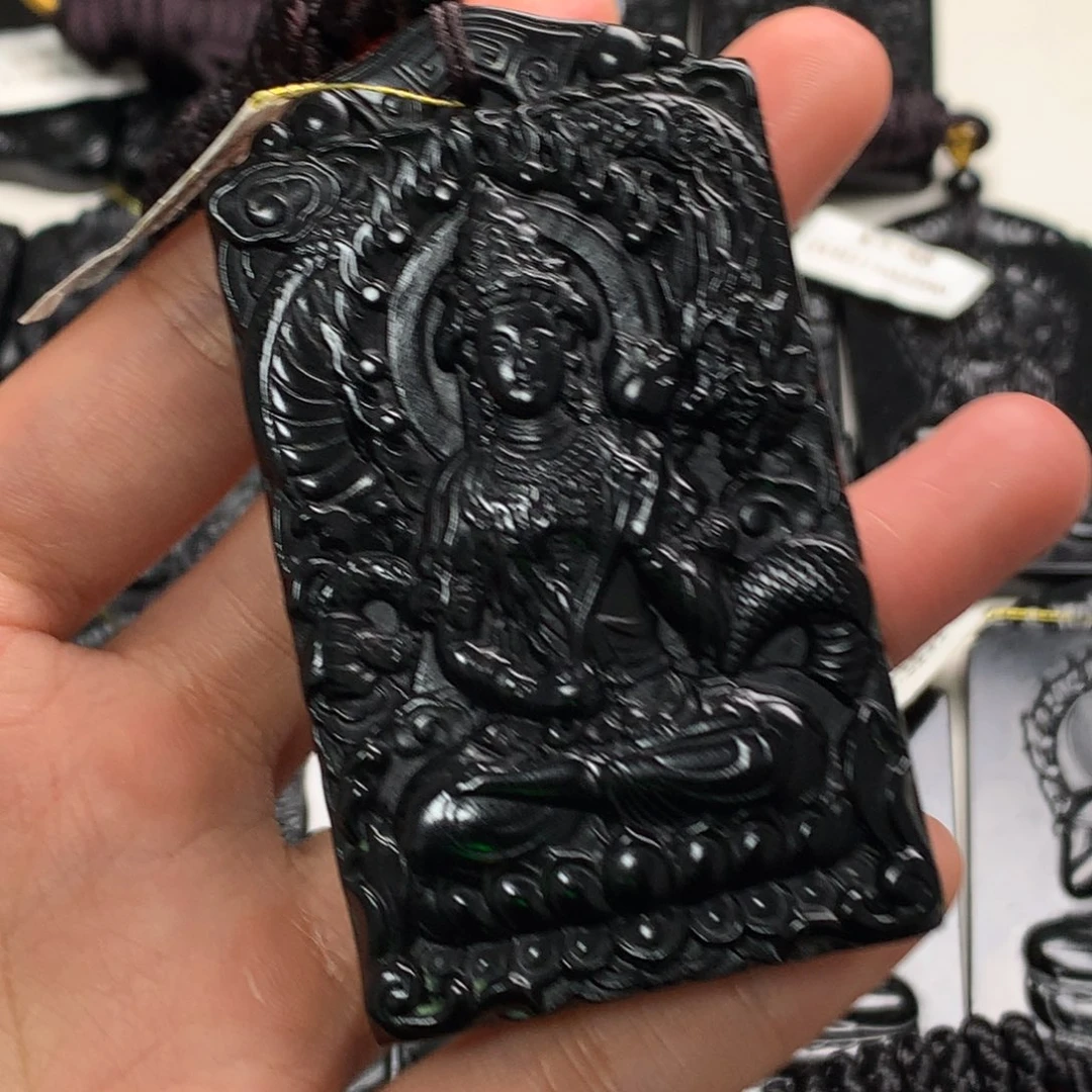 天然a货钢琴黑挂件