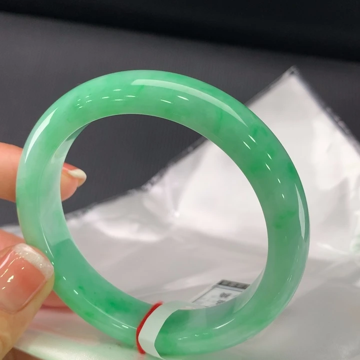 未镶嵌手镯翡翠正圈54