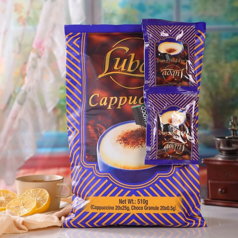 原装卡布奇诺速溶咖啡马来西亚进口咖啡三合一咖啡办公室饮料食品
