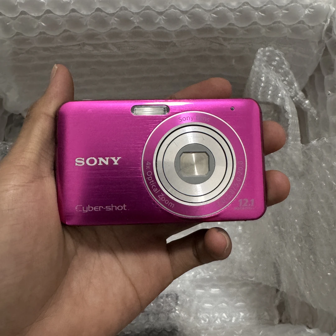 95新 Sony/索尼 W310粉色福利机1210w像素大热门ccd冷白奶油肌