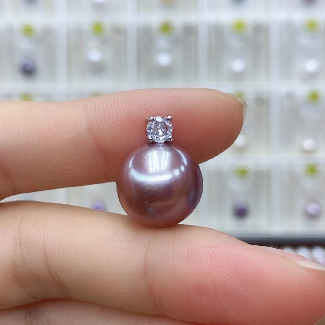 颈饰合金淡水珍珠