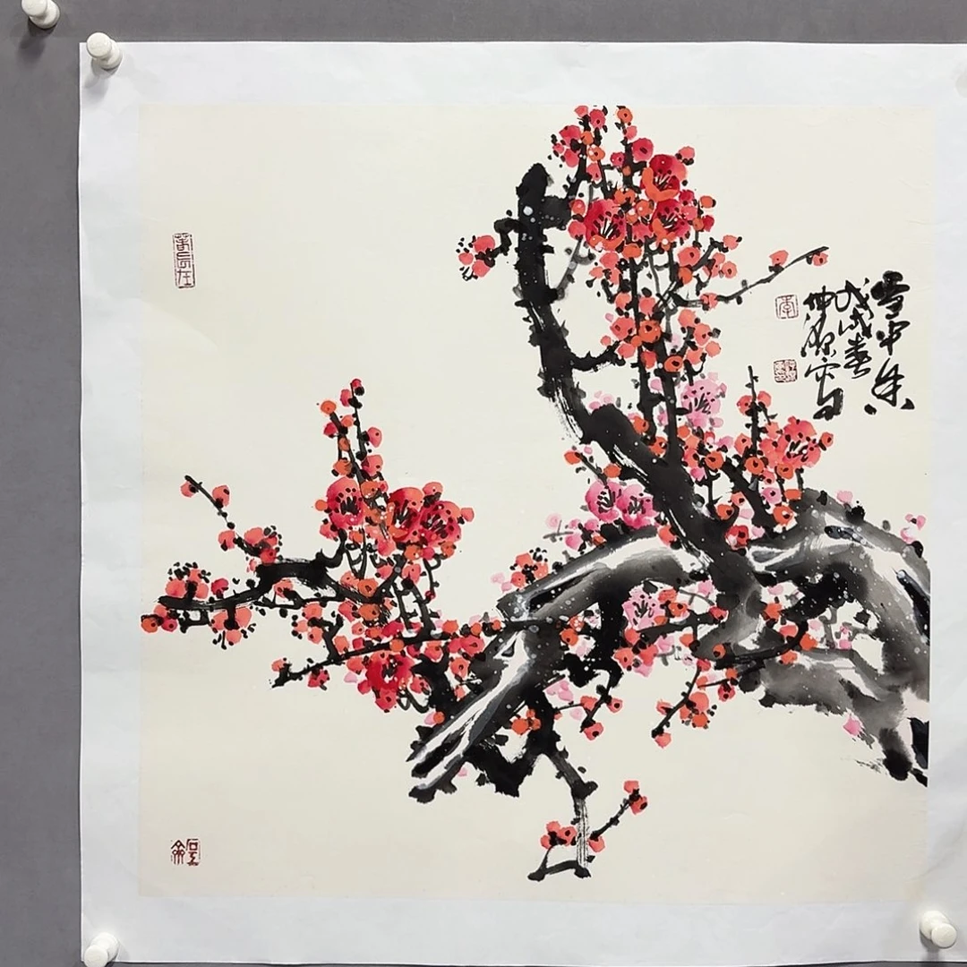 国画亲笔手绘放心去藏