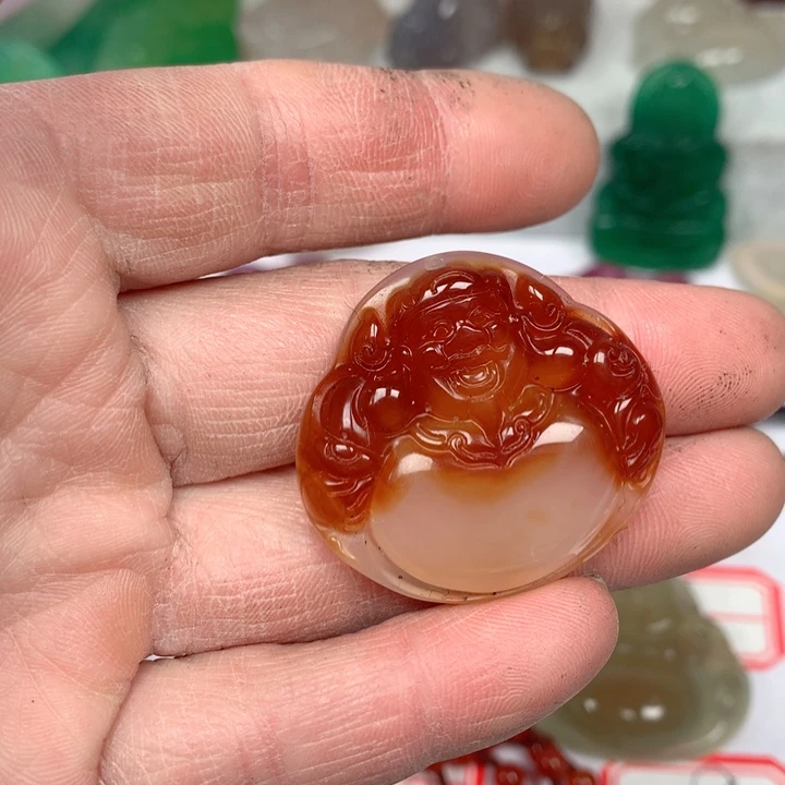 玛瑙/玉髓颈饰未镶嵌默****5