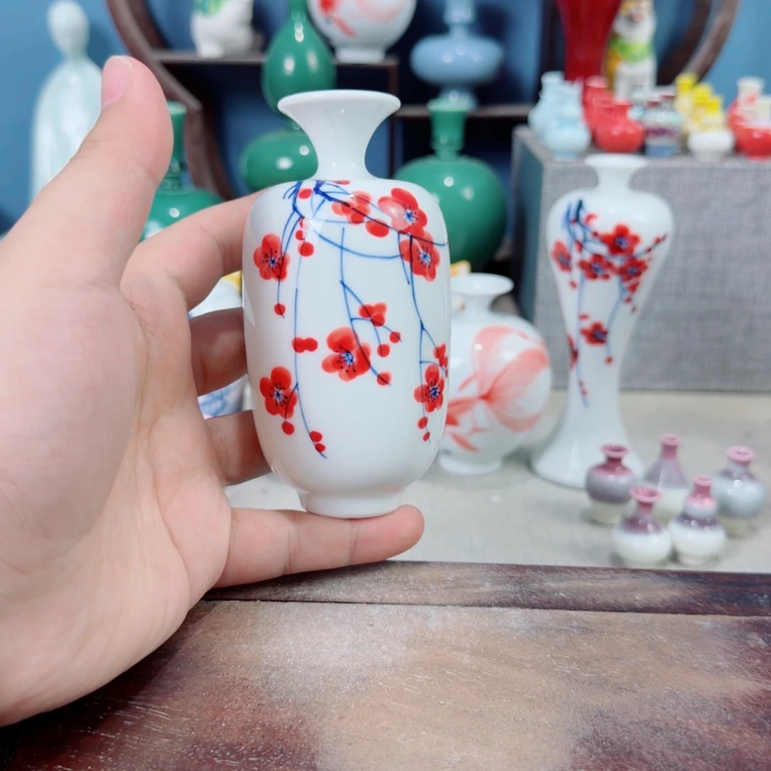 陶瓷手工小花器摆件