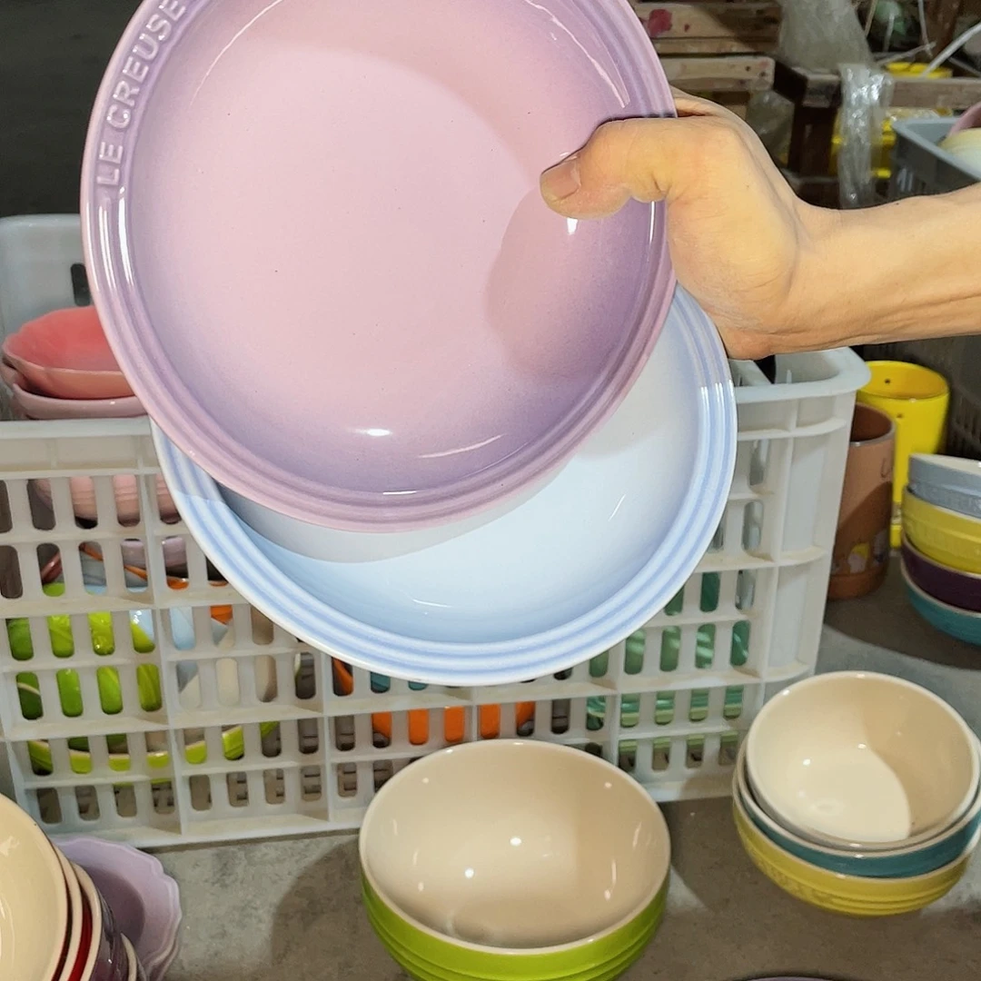 瓷片微瑕陶瓷餐具2个装