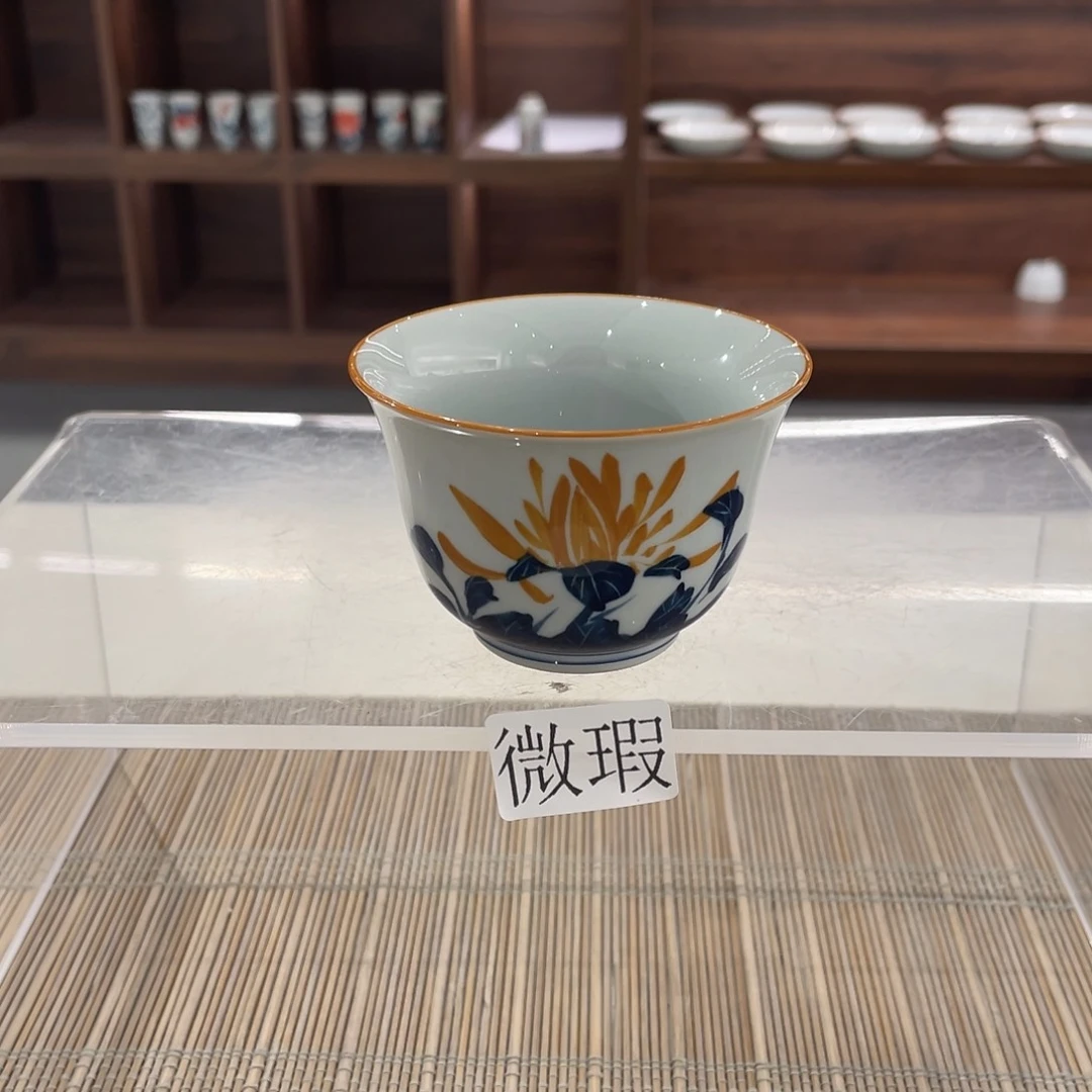 微瑕釉下彩纯手绘