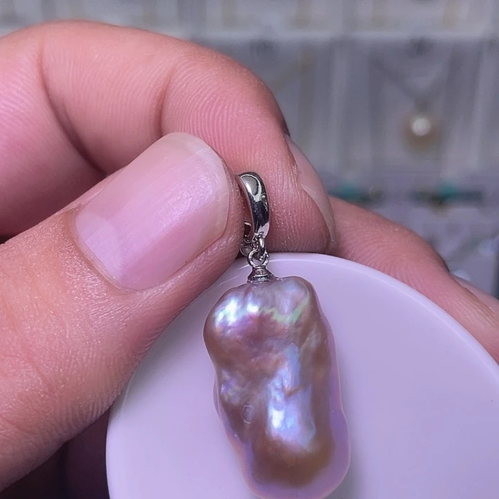 颈饰合金淡水珍珠34