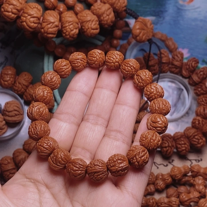 手串文玩核桃龙纹桃核