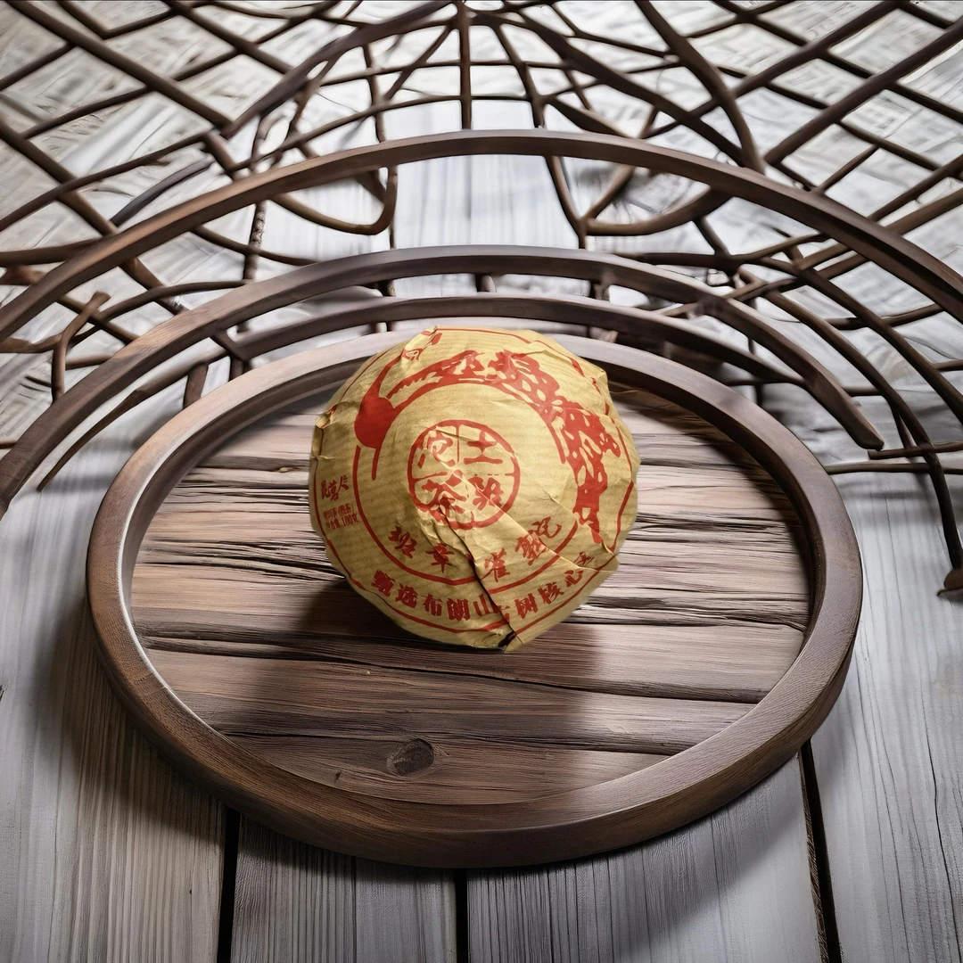 云南昆茗人2022班章孔雀熟沱普洱茶熟茶