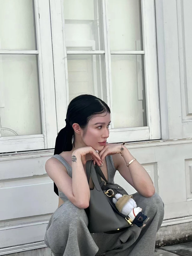 【欧欧私定】全手工蜡线 TC牛皮菜篮子 时尚百搭慵懒