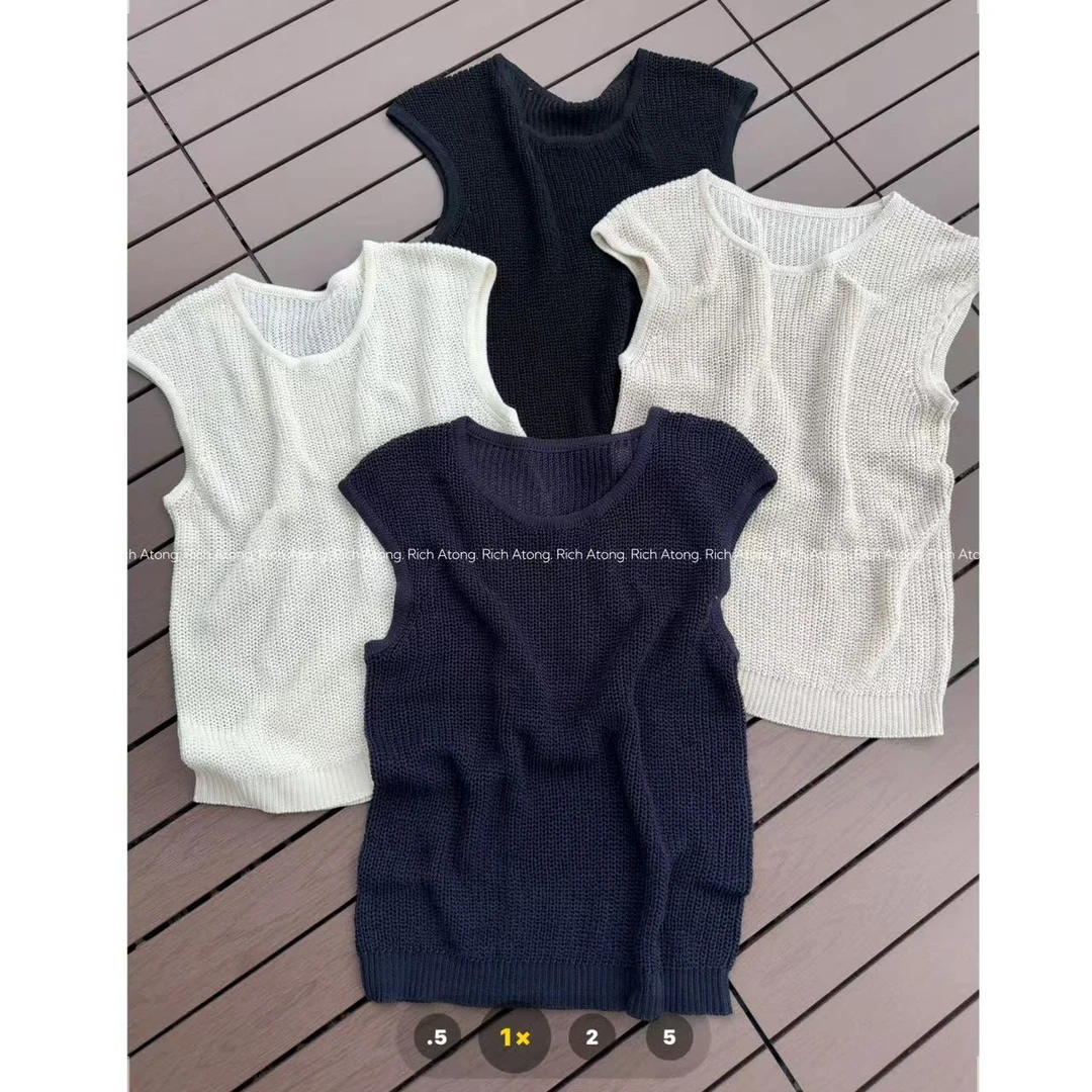 atong/阿彤-【飞袖针织】-2025 通勤极简小飞袖针织短袖心0614-17