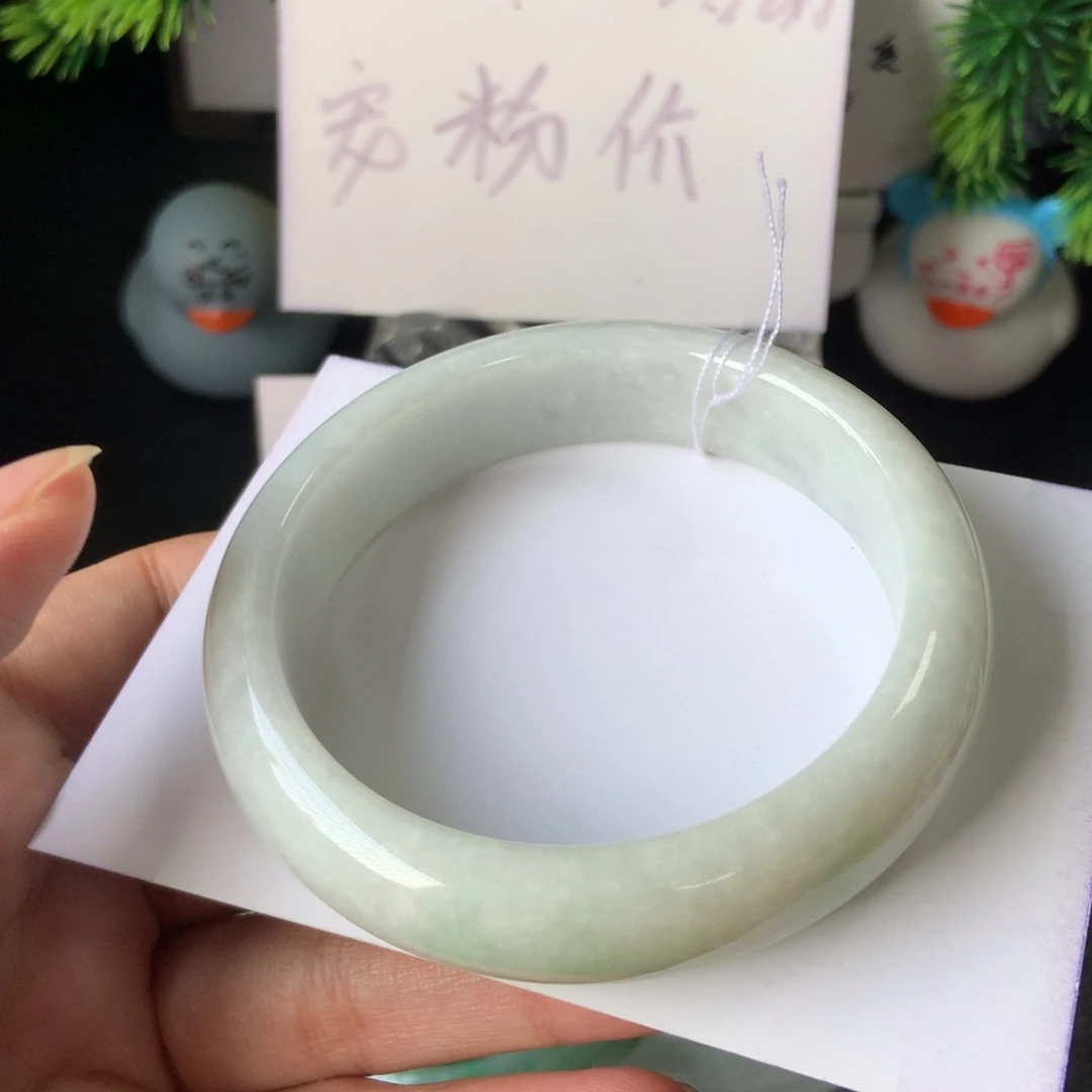 翡翠未镶嵌手镯40号57-58