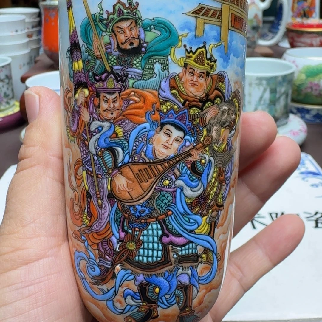 景德镇手工手绘展示