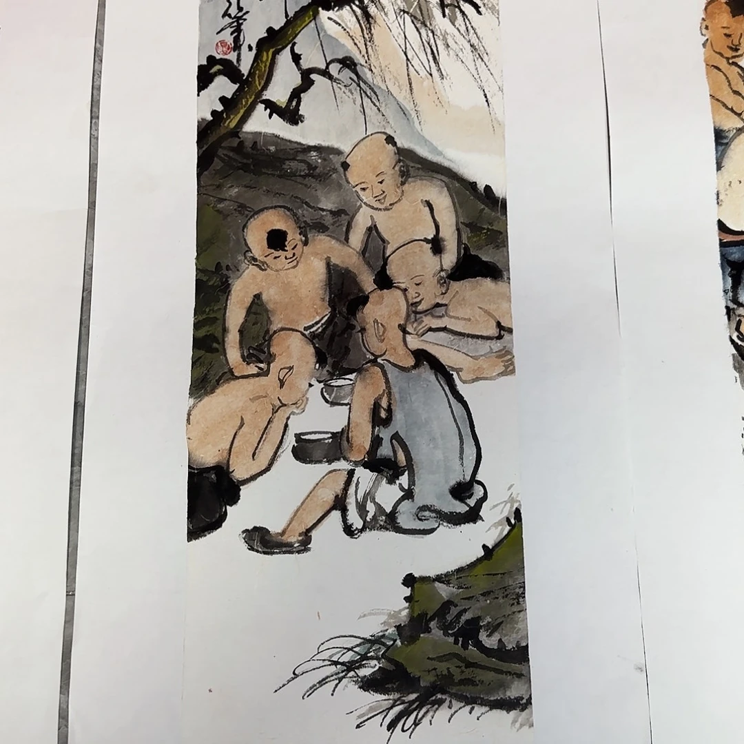 浙***院国画纯手绘国画作品