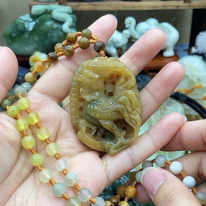 岫玉吊坠挂件未镶嵌